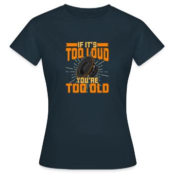 Sound Technician Sound Analog Subwoofer Music - Women's T-Shirt - navy - Front - AI Model Female 172 dark (172cm)