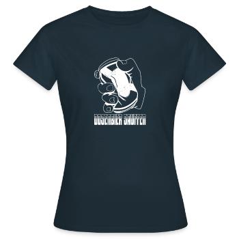Bierliebhaber Dosenbier Alkohol Party Trinker - Frauen T-Shirt - Navy - Vorne - AI Model Female 172 dark (172cm)