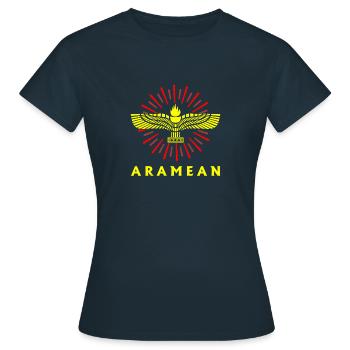 Aramäer Naher Osten Assyrer Antike Geschichte - Frauen T-Shirt - Navy - Vorne - AI Model Female 172 dark (172cm)