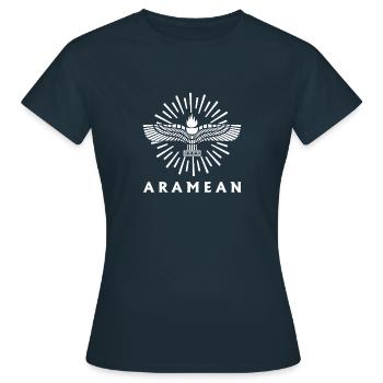 Aramäer Naher Osten Assyrer Antike Geschichte - Frauen T-Shirt - Navy - Vorne - AI Model Female 172 dark (172cm)