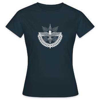 Aramäische Sprache Naher Osten Aramäer - Frauen T-Shirt - Navy - Vorne - AI Model Female 172 dark (172cm)
