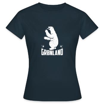 Grönland Kunst Tupilaq Kalaallit Religion - Frauen T-Shirt - Navy - Vorne - AI Model Female 172 dark (172cm)