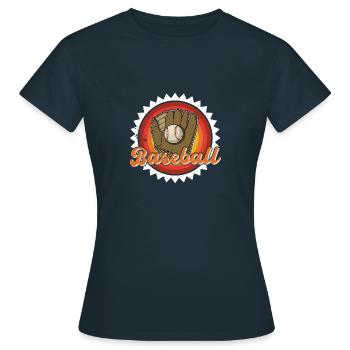Gants de baseball Capteur de balle Dire - T-shirt Femme - marine - Devant - AI Model Female 172 dark (172cm)