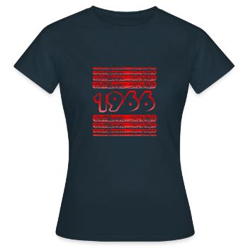 Rouge 1966 - T-shirt Femme - marine - Devant - AI Model Female 172 dark (172cm)