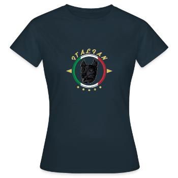 Loup du Capitole Rome Italie Antique symbole - T-shirt Femme - marine - Devant - AI Model Female 172 dark (172cm)