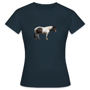 There are nearly 200 different horse breeds - Women's T-Shirt - navy - Front - AI Model Female 172 dark (172cm)