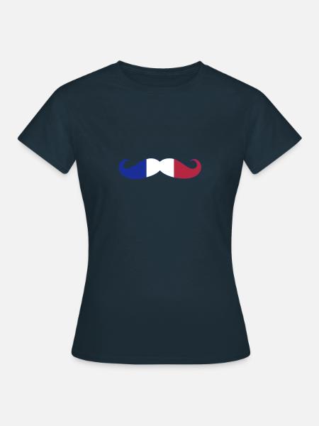 France Français Française French Frankreich - T-shirt Femme - marine