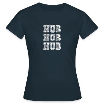 Faites le cadeau de l’hélicoptère Hub 117 - T-shirt Femme - marine - Devant - AI Model Female 172 dark (172cm)