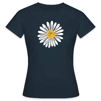 Marguerite - T-shirt Femme - marine - Devant - AI Model Female 172 dark (172cm)