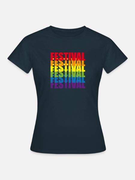 Festival Gay - Frauen T-Shirt - Navy