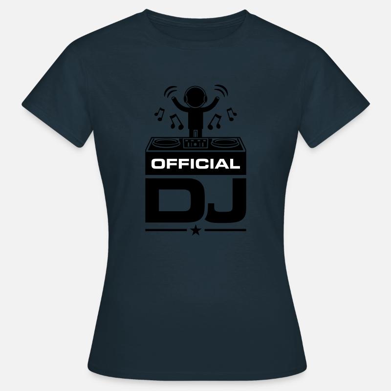 Dj Turntables - Women's T-Shirt - navy