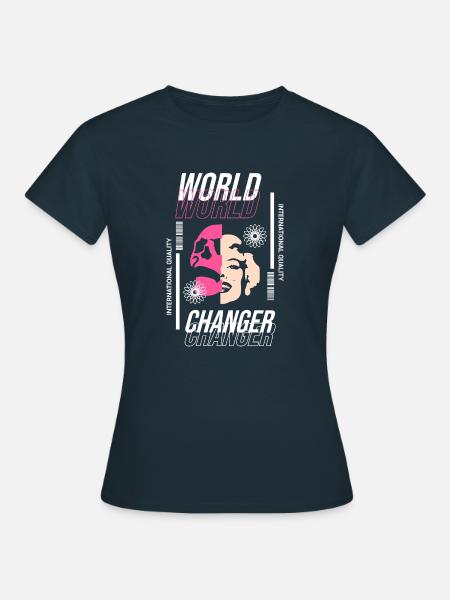World Changer - Frauen T-Shirt - Navy