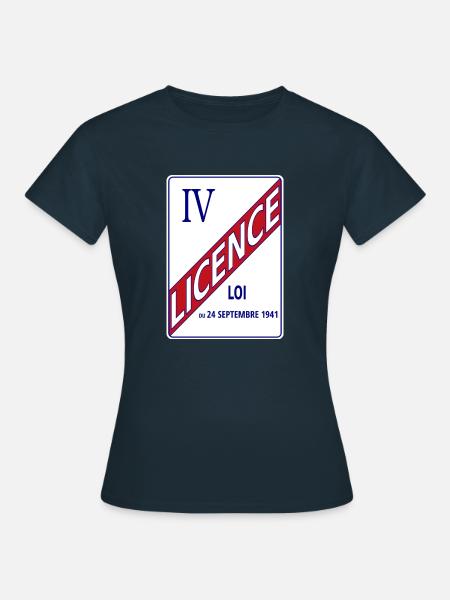 Lizenz 4 - Frauen T-Shirt - Navy