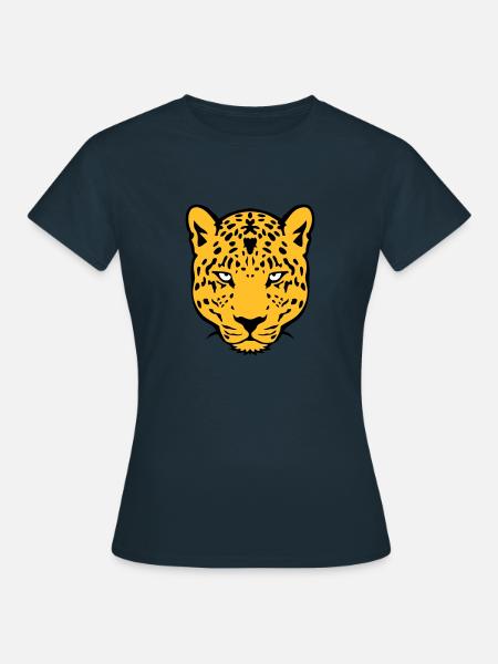 leopards animal sauvage 30 - T-shirt Femme - marine