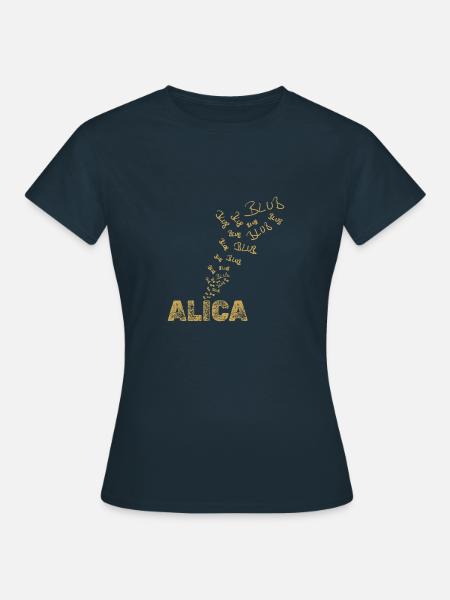 Geschenk für Alica - Frauen T-Shirt - Navy