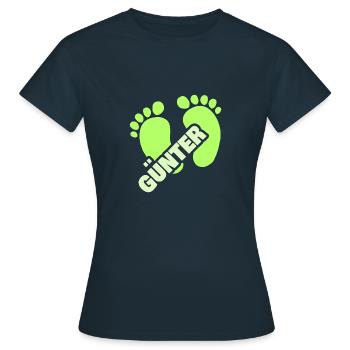 Scott - Women's T-Shirt - navy - Front - AI Model Female 172 dark (172cm)