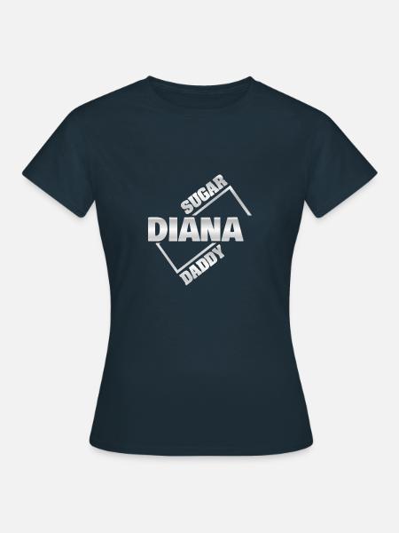 Sugardaddy Diana - Frauen T-Shirt - Navy