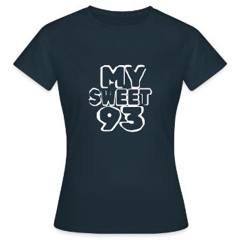 Doux 93 - T-shirt Femme - marine - Devant - AI Model Female 172 dark (172cm)