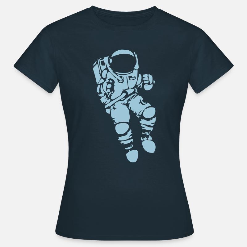Astronaut Vector Design - Women's T-Shirt - navy