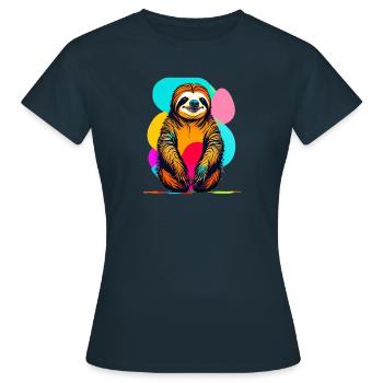Paresse - T-shirt Femme - marine - Devant - AI Model Female 172 dark (172cm)