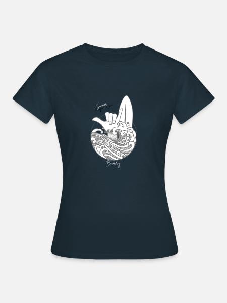 Summer Boarding - Frauen T-Shirt - Navy