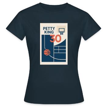 Chef Curry - The Art Of Petty King - Frauen T-Shirt - Navy - Vorne - AI Model Female 172 dark (172cm)