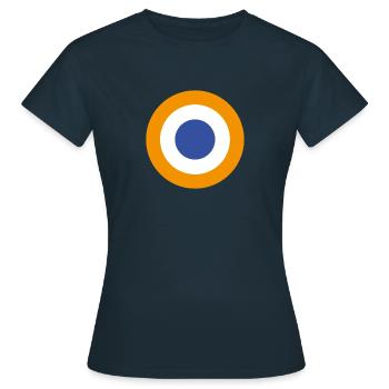 Target - Frauen T-Shirt - Navy - Vorne - AI Model Female 172 dark (172cm)