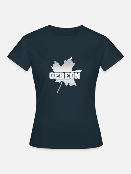 Ahornblatt Gereon - Frauen T-Shirt - Navy
