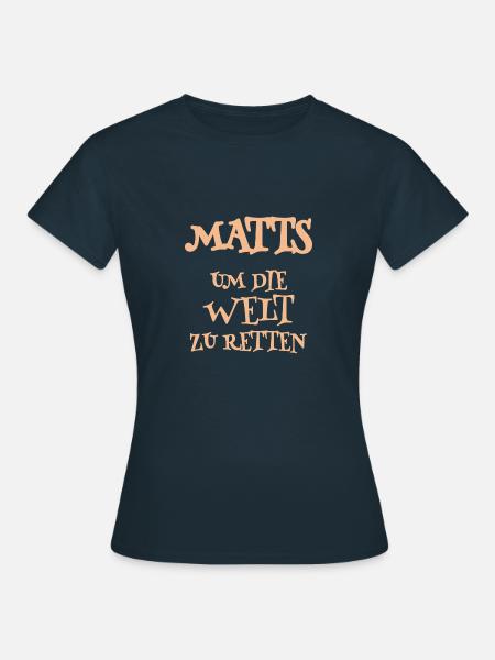 Matts - Frauen T-Shirt - Navy
