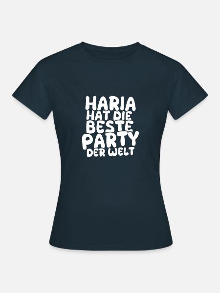 Urlaubsland Haria - Frauen T-Shirt - Navy