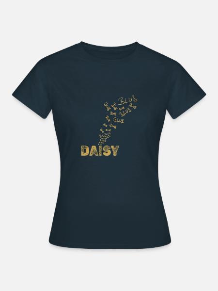 Boot Daisy - Frauen T-Shirt - Navy