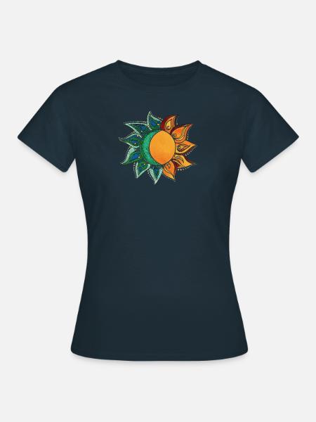 Sonne&Mond - Frauen T-Shirt - Navy