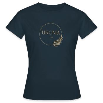 Uroma 2023 - Frauen T-Shirt - Navy - Vorne - AI Model Female 172 dark (172cm)