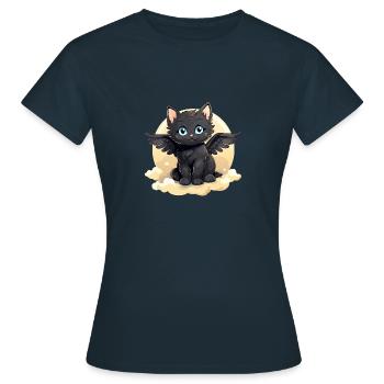 Cute Kawaii Pig - Piggy Hatches - Women's T-Shirt - navy - Front - AI Model Female 172 dark (172cm)