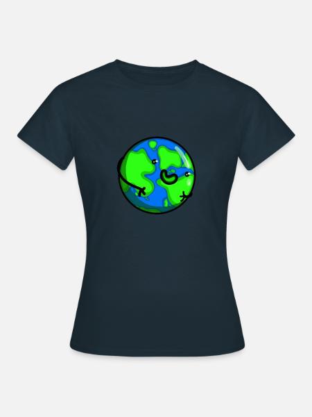 Planet Erde - Frauen T-Shirt - Navy