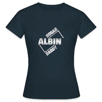 Sugar Albin - Women's T-Shirt - navy - Front - AI Model Female 172 dark (172cm)