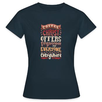 Pardon - T-shirt Femme - marine - Devant - AI Model Female 172 dark (172cm)
