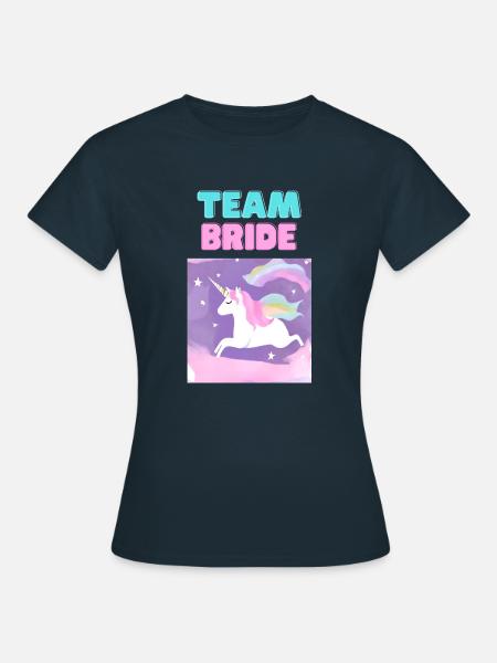 TEAM Bride - Junggesellinenabschied - Frauen T-Shirt - Navy