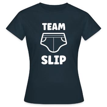 Slip - T-shirt Femme - marine - Devant - AI Model Female 172 dark (172cm)
