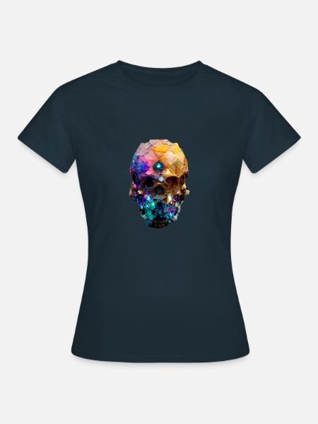 Crystal Skull 2 - Women's T-Shirt - navy