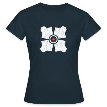 Drohne hl2 – Stadtscanner - Frauen T-Shirt - Navy - Vorne - AI Model Female 172 dark (172cm)