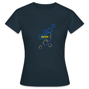 Gift Dejan - Women's T-Shirt - navy - Front - AI Model Female 172 dark (172cm)