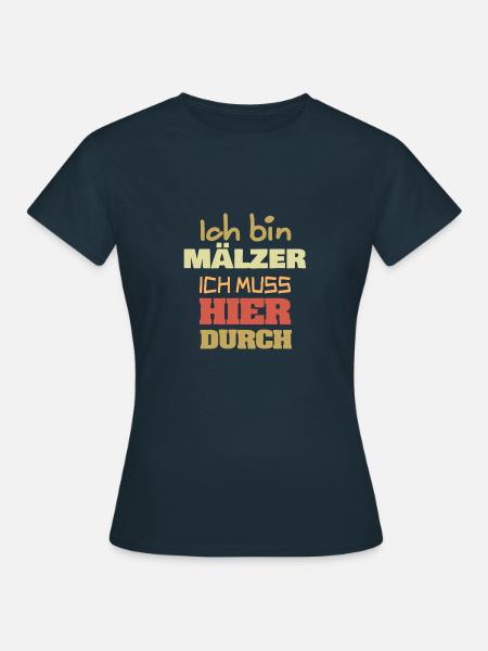 Beruf Mälzer - Frauen T-Shirt - Navy
