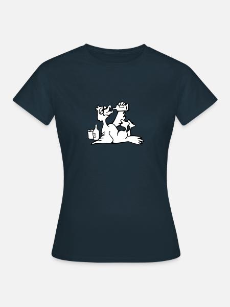 sauf Ente - Frauen T-Shirt - Navy
