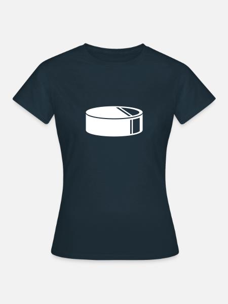 Puck Eishockey - Frauen T-Shirt - Navy
