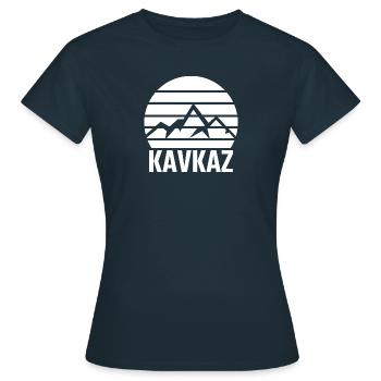 Kavkaz Caucasus Chechnya Dagestan Gift Idea - Women's T-Shirt - navy - Front - AI Model Female 172 dark (172cm)