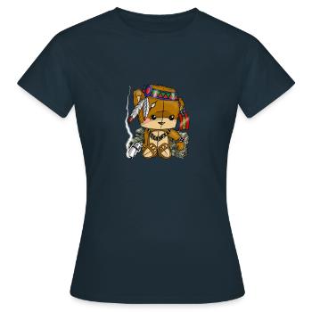 God Bless America - T-shirt Femme - marine - Devant - AI Model Female 172 dark (172cm)