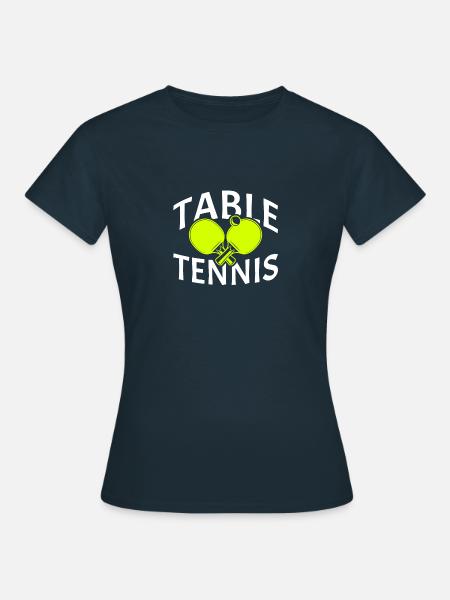 Tischtennis - Frauen T-Shirt - Navy