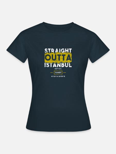 Istanbul - Frauen T-Shirt - Navy