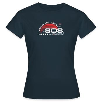 808 Osaka - T-shirt Femme - marine - Devant - AI Model Female 172 dark (172cm)